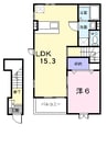 エアリー・ガーデンＢ 1LDKの間取り