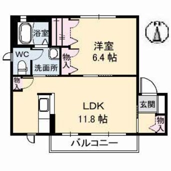 間取図 ルミエール松縄　Ａ棟