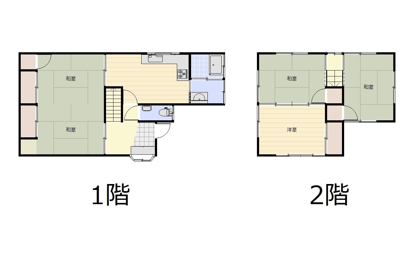 間取り図 香南町横井借家Ⅱ