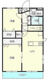 サンライズＳ 2LDKの間取り
