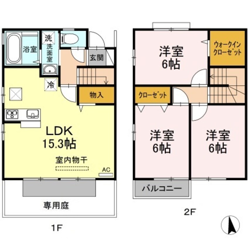 間取図 Ｔ’ｓスクエア　C棟