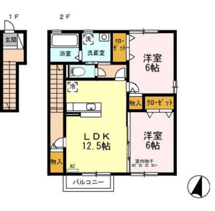 間取図 セジュールグランモア