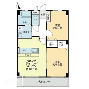 間取図 フィネス佐古
