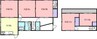 牟礼町 西川借家２ 5DKの間取り