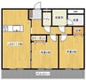 サンセットピア 2LDKの間取り