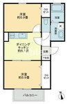 フォブールＤＭＣ・D 2DKの間取り