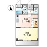 プランドール 1DKの間取り