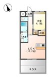 エスポワール 1LDKの間取り
