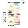 クルール 2LDKの間取り
