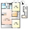 ソラール 2LDKの間取り