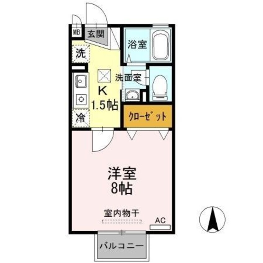 間取図 ベルシャトル　C棟