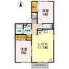 メゾン・シャルム　A棟 2LDKの間取り
