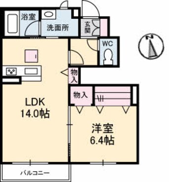 間取図 リーブル橘