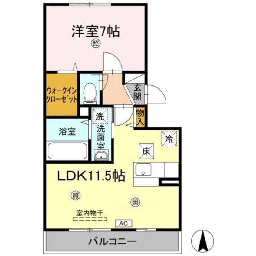 間取図 サンフラワー今里