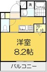 SUCCESS22 1Kの間取り