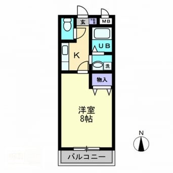 間取図 クレール・オゴ