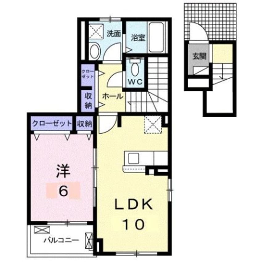間取図 ダウンタウンヒルズ