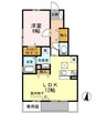 グラン3104　B棟 1LDKの間取り