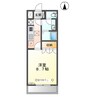 グランシャリオ 1Kの間取り