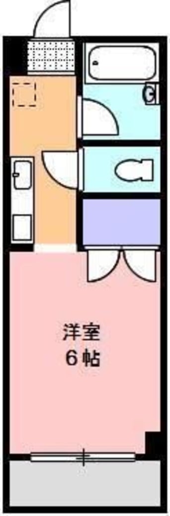 間取図 カレッジ三共パートI