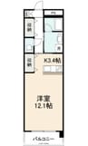マインパレス 1Kの間取り