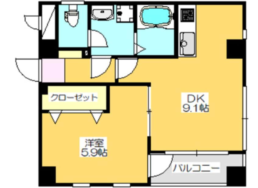 間取図 ボナールK
