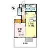 御所アリビオB棟 1LDKの間取り