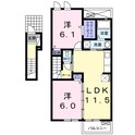 ブライトパークⅣの間取図