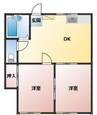 Kハイツ 2DKの間取り