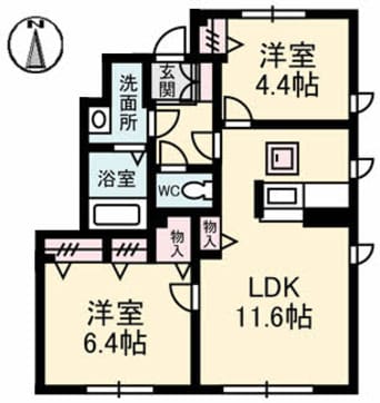 間取図 シャーメゾン　クオレール