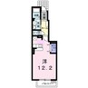アンダンテＥ 1Rの間取り