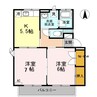 クレストヤマ A-5 2Kの間取り