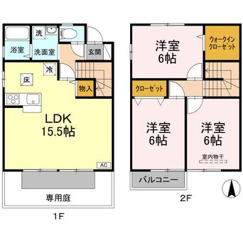 間取図 コーヨーハイツⅡ　A棟