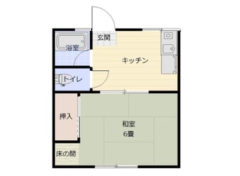 間取図 シティハイムコーポＭI