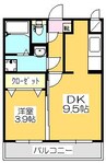PURE STAGE 1DKの間取り