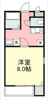 プレステージ藤塚 1Kの間取り