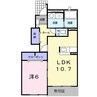 ビサンレジデンスⅡ 1LDKの間取り