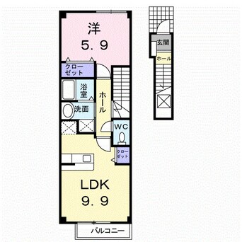 間取図 パレ・コリーヌ