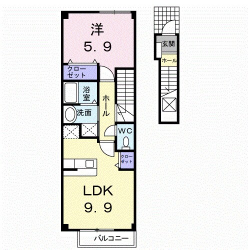間取り図 パレ・コリーヌ