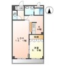 ロイヤルコーポ中川 1LDKの間取り