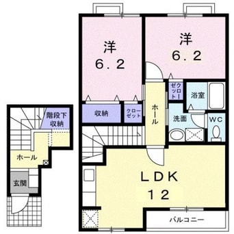間取図 レジデンスＦ・Ｂ