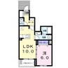 サン・ルミエールＣ 1LDKの間取り
