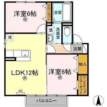 間取図 ルーチェ B棟