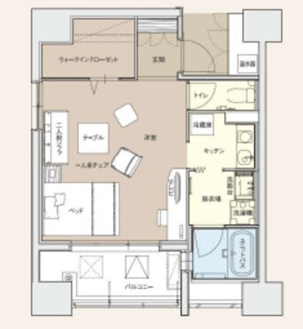 間取図 ヴィラフリーデ瓦町