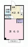 ＣＯＯＰフレンズ 1Kの間取り