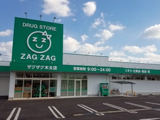 ザグザグ木太店(ドラッグストア)まで385m 木太町戸建て　３棟 １号室