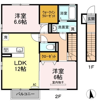 間取図 ロイヤル城跡