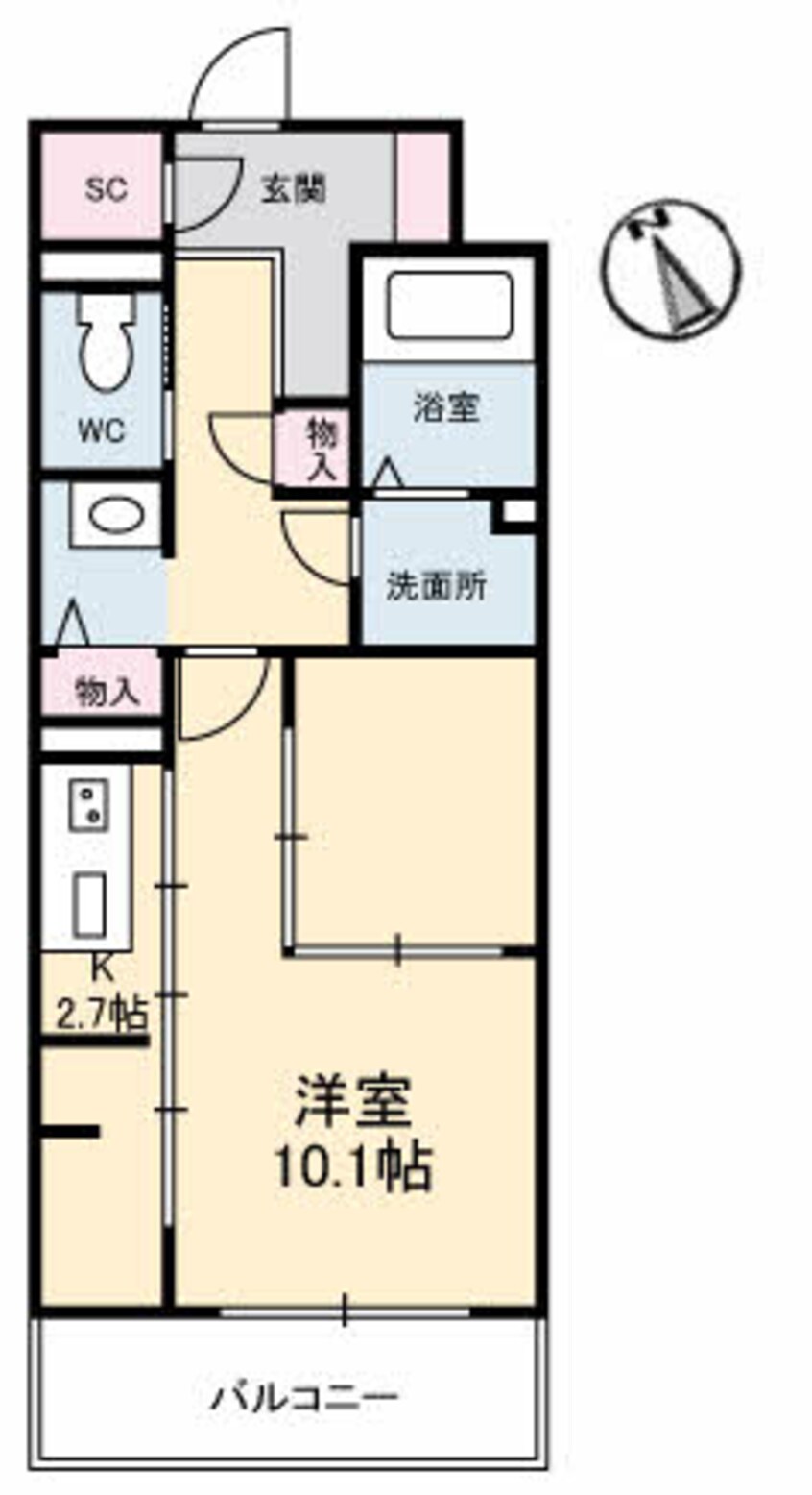 間取図 Urban Vista 中央町