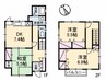 元山町一戸建て１号室 3DKの間取り