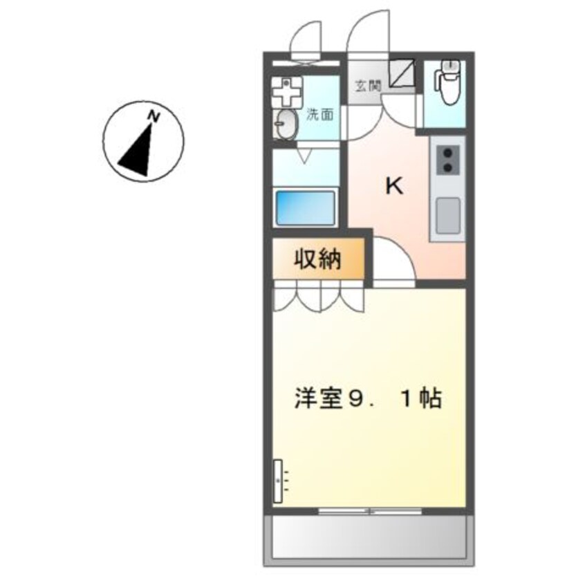 間取図 ハイツフレンド